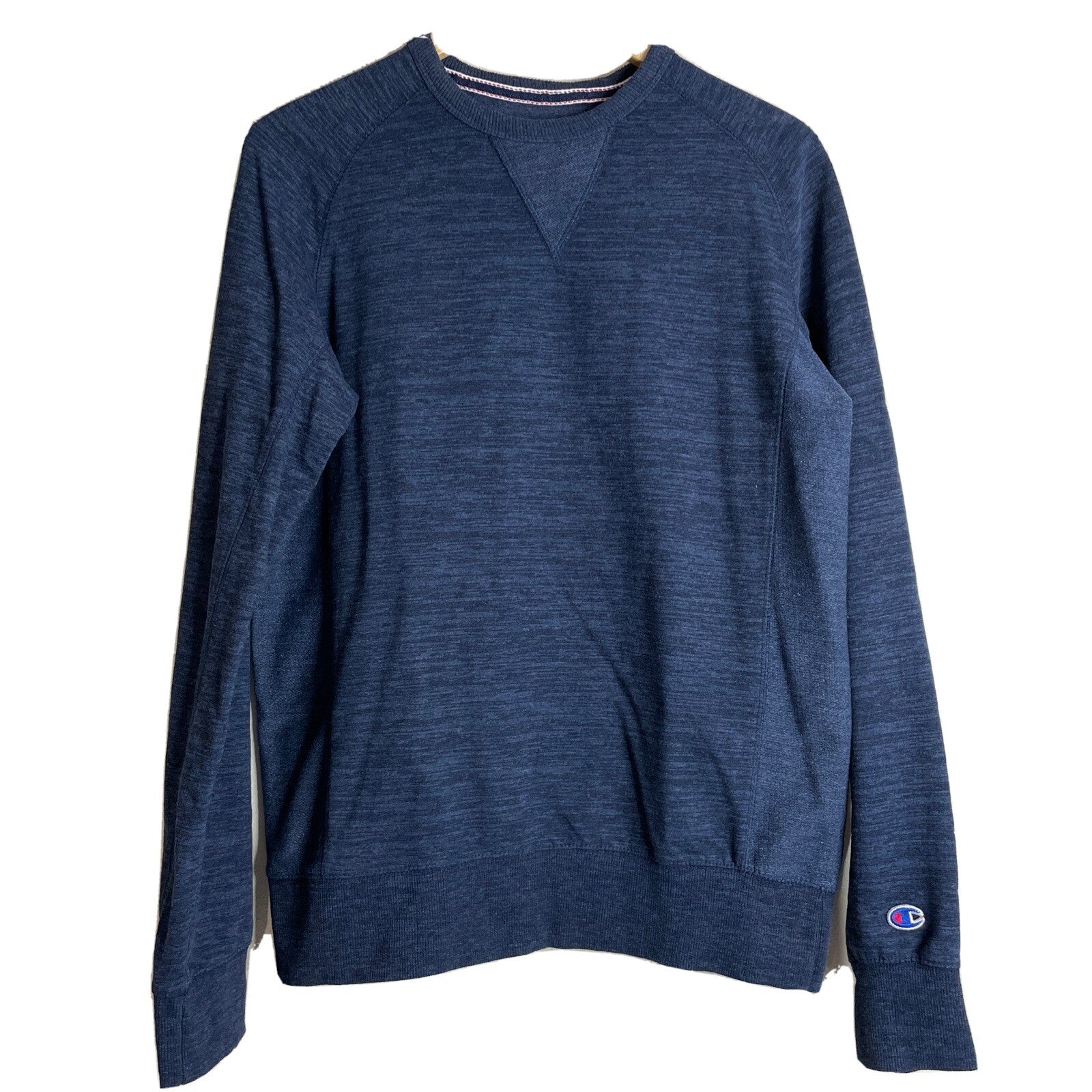 Champion Adult (Men’s / Women’s) Navy Blue Sweater With Embroidered Logo Size S