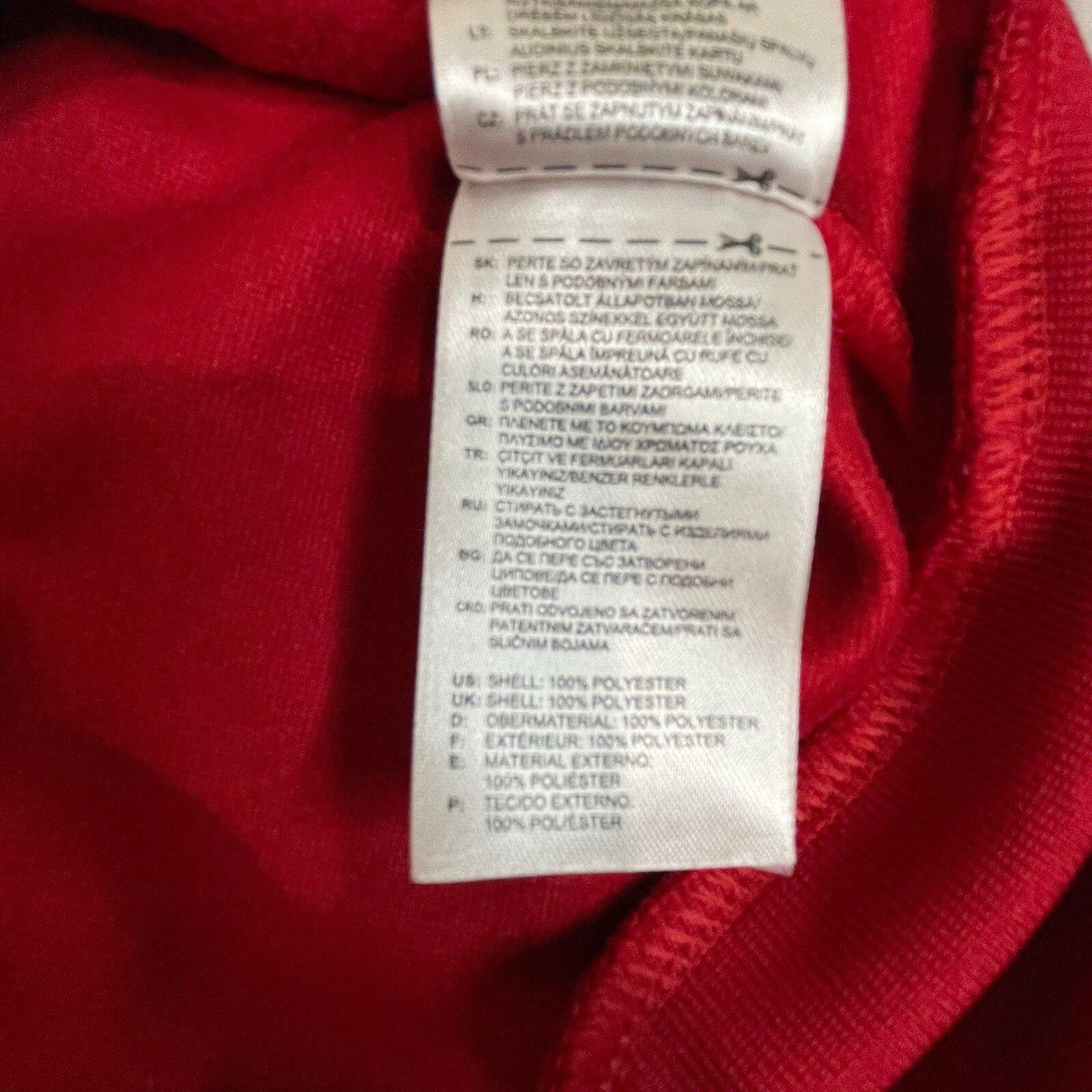 Adidas FIFA World Cup Brazil (Brasil) Mens Womens Adult Med Red Athletic Jacket