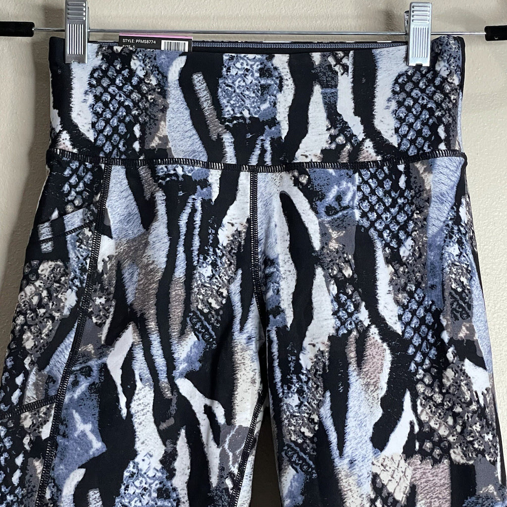 Calvin Klein Women's Small Colorful Patterned Athletic Bike Shorts Animal Print