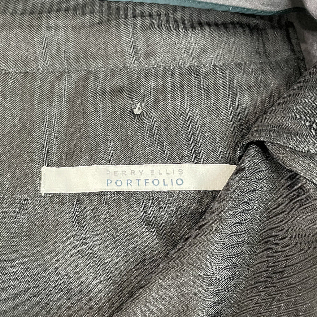 Perry Ellis "Portfolio" Men's (Size 42x32) Gray Casual Dress Pants