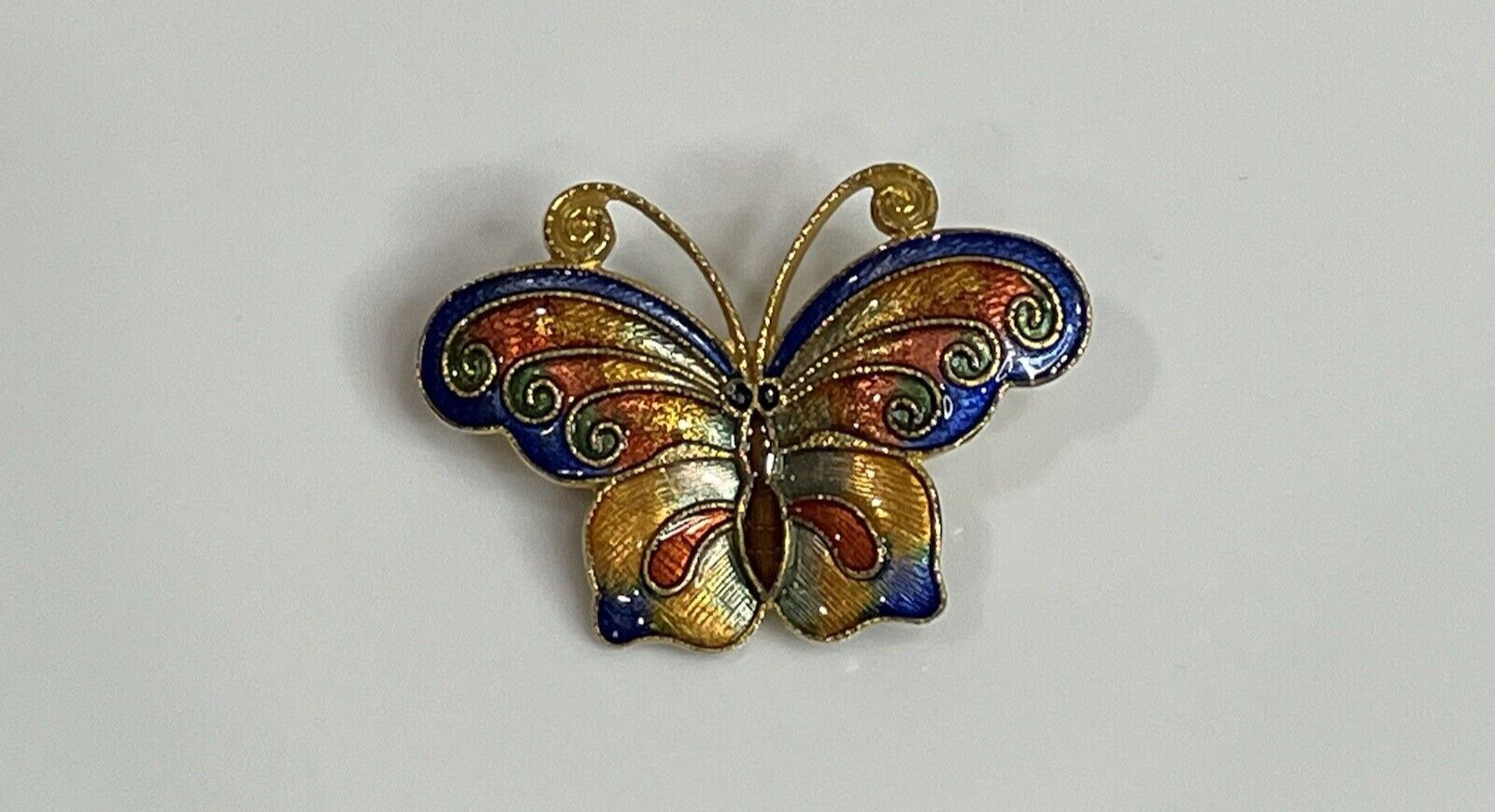 Women's Fashion Jewelry - Pins & Brooches - Colorful Textured Butterfly
