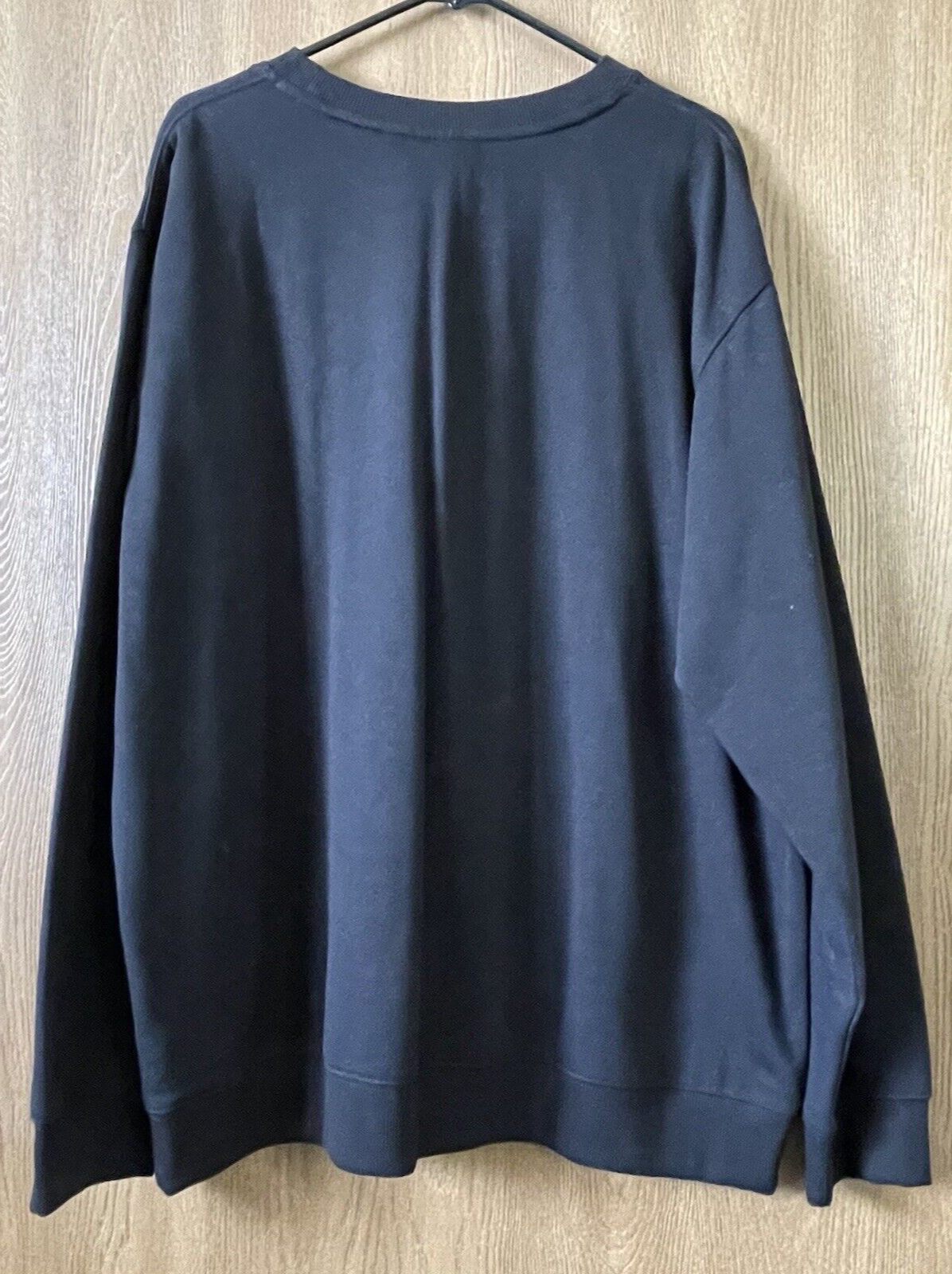 NWT Athletic Works Men's Size 2XL (50-52) DriWorks Black Fleece Sweatshirt