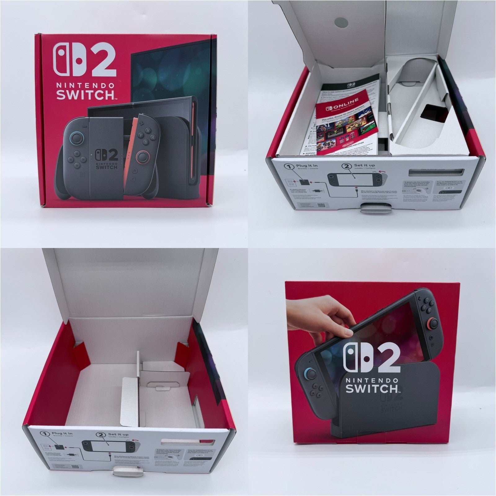Nintendo Switch 2 EMPTY Retail Box Only  - For Nintendo Switch 2 Console Systems