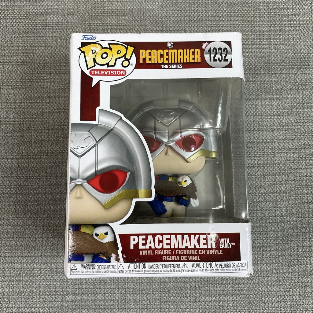 Funko Pop Television - DC Comics - Peacemaker w/Eagly The Series (1232) WORN BOX