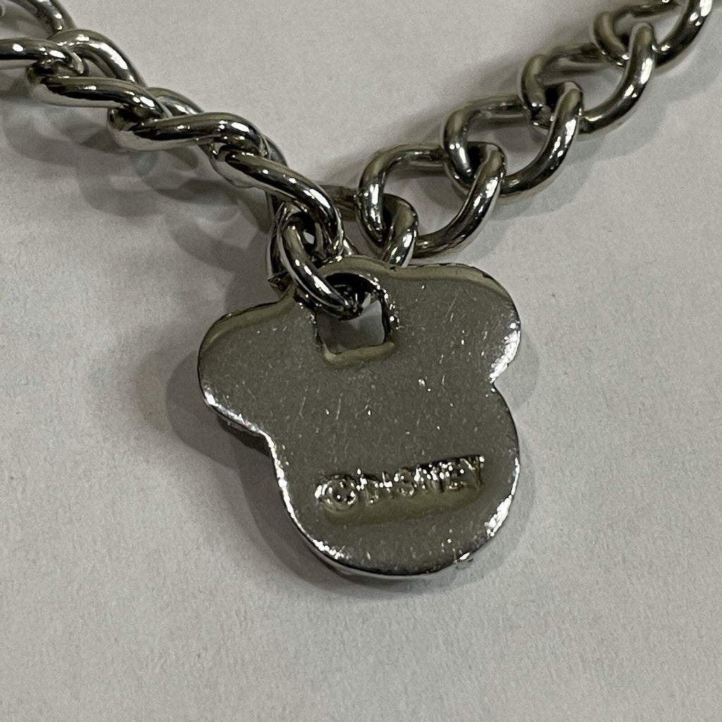 Disney Women’s Fashion Jewelry Faux Diamond Accent Mickey Mouse Logo Necklace
