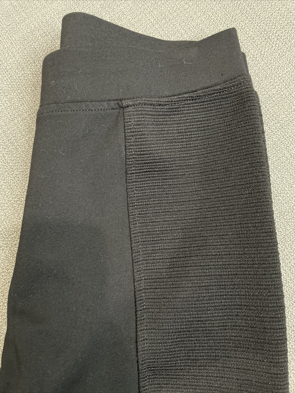 Vicinity Women’s Black Cropped Pull-On Moto Leggings Size M