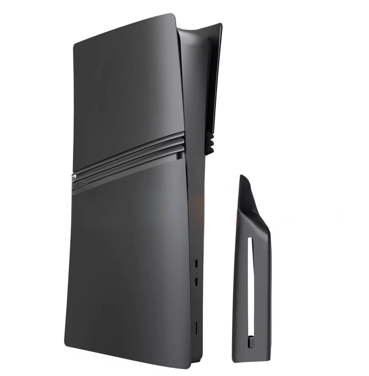 Black PlayStation 5 Pro Faceplate PS5 Cover Plate Shell Disc Version
