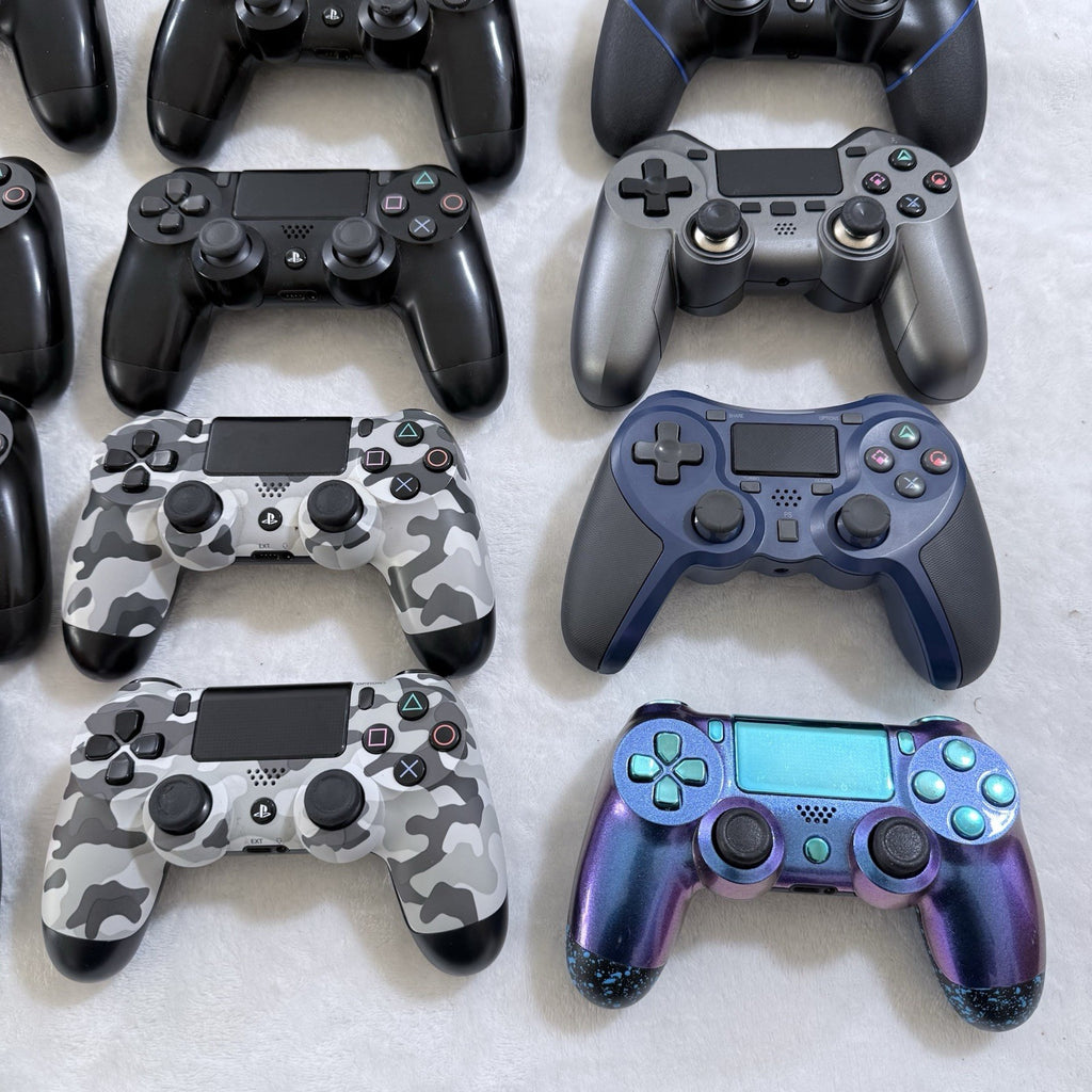 Lot of 15 PS4 Wireless Controllers 11 Sony PlayStation 4 DualShock & 4 3rd Party