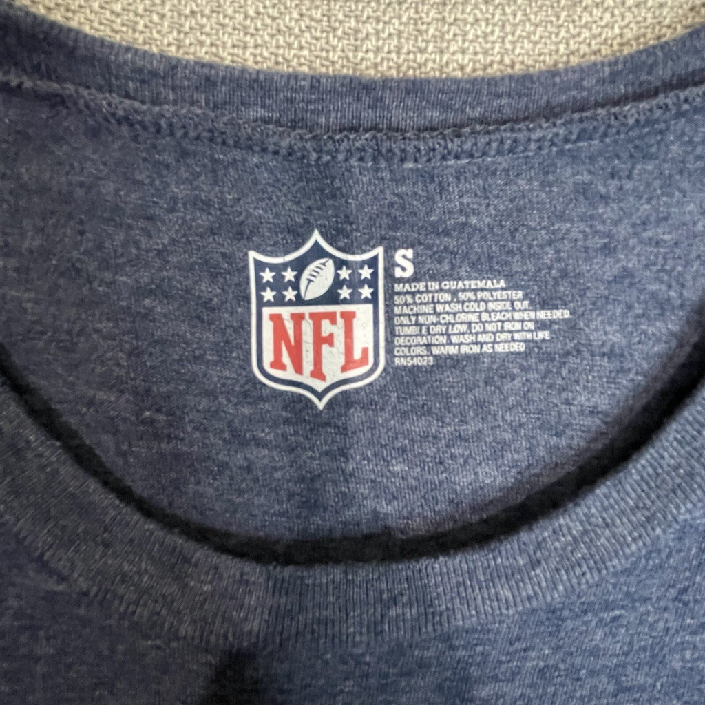 NFL Chicago Bears Women's Size Small Blue Orange Logo Short Sleeve T-Shirt