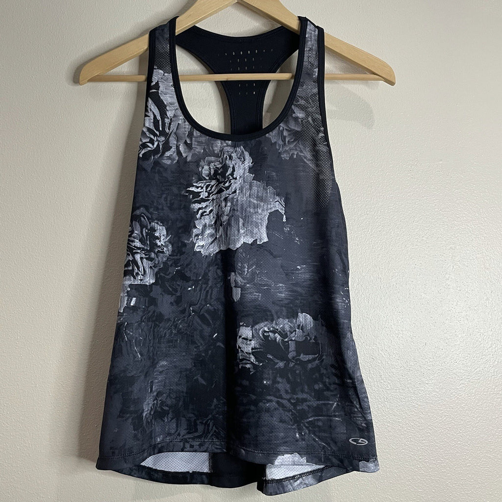 C9 Champion Women's Size Small Lightweight Black White Gray Athletic Tank Top