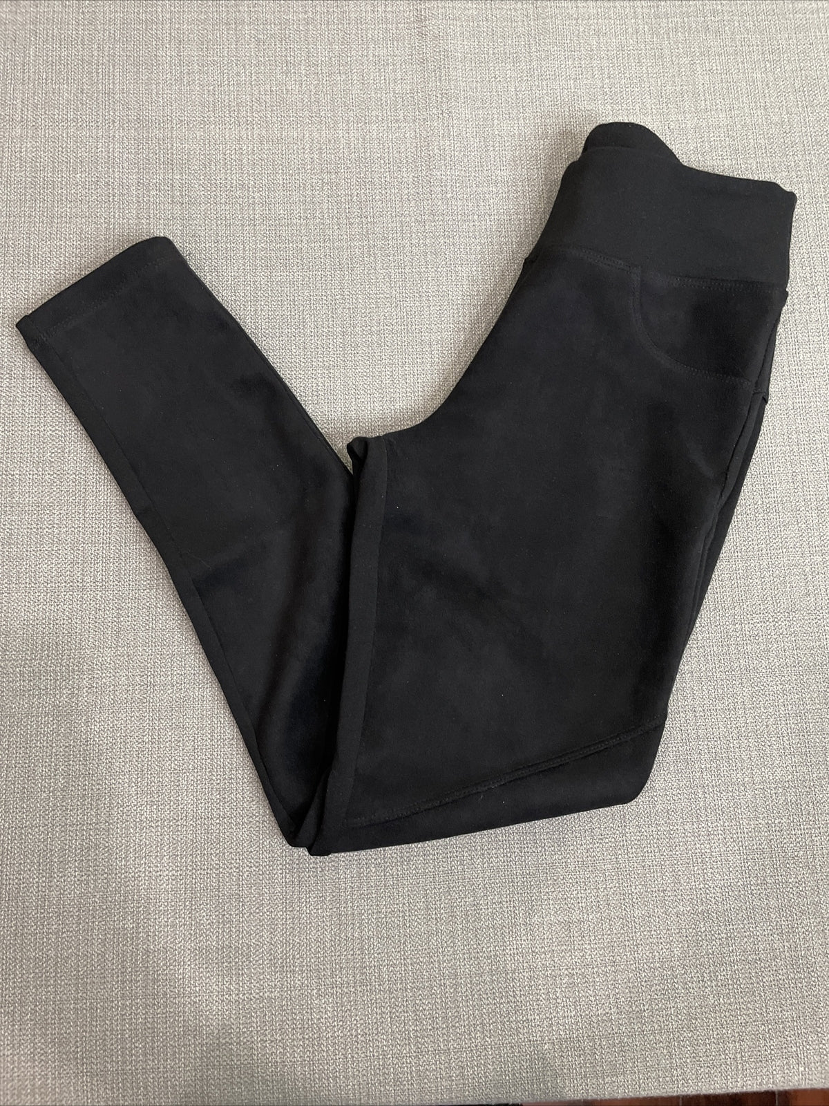 American Original Rewash Brand Women’s Pull-On Black Cropped Leggings Size M