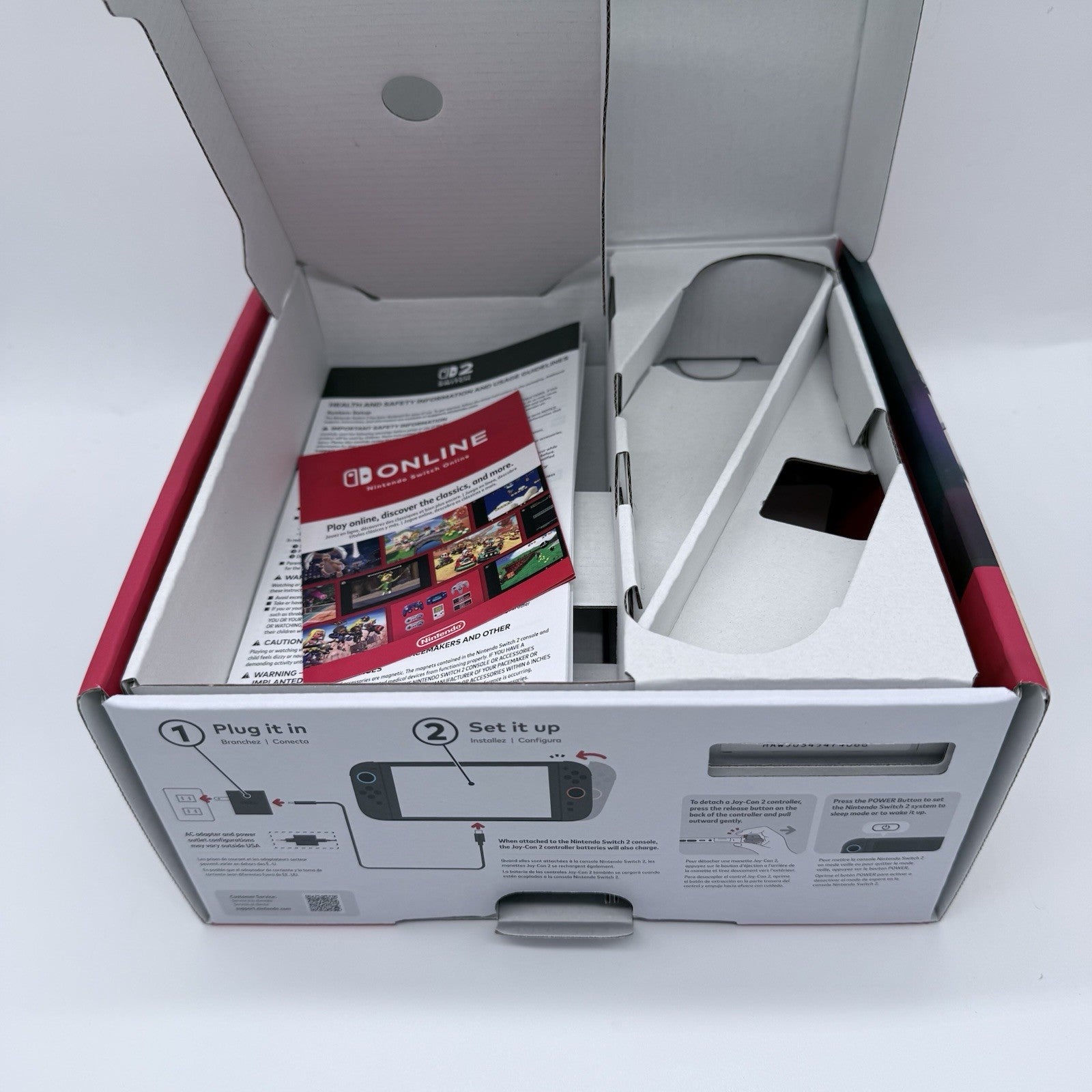 Nintendo Switch 2 EMPTY Retail Box Only  - For Nintendo Switch 2 Console Systems