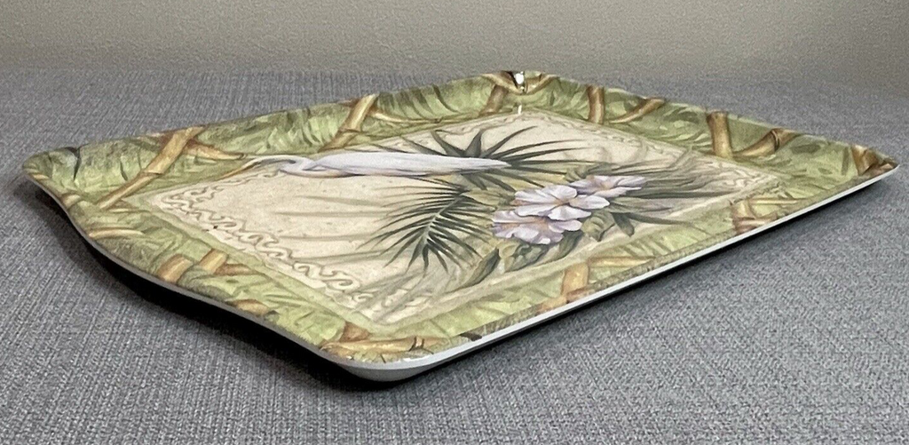 Keller Charles (Artist: Kathleen Denis) Decorative Bird Plastic Serving Tray