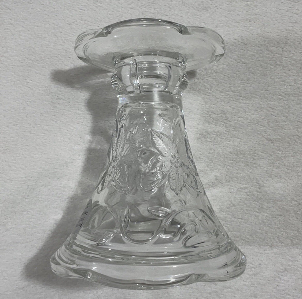 Princess House "Fantasia" Decorative Poinsettia (2 in 1) Candle Holder / Vase