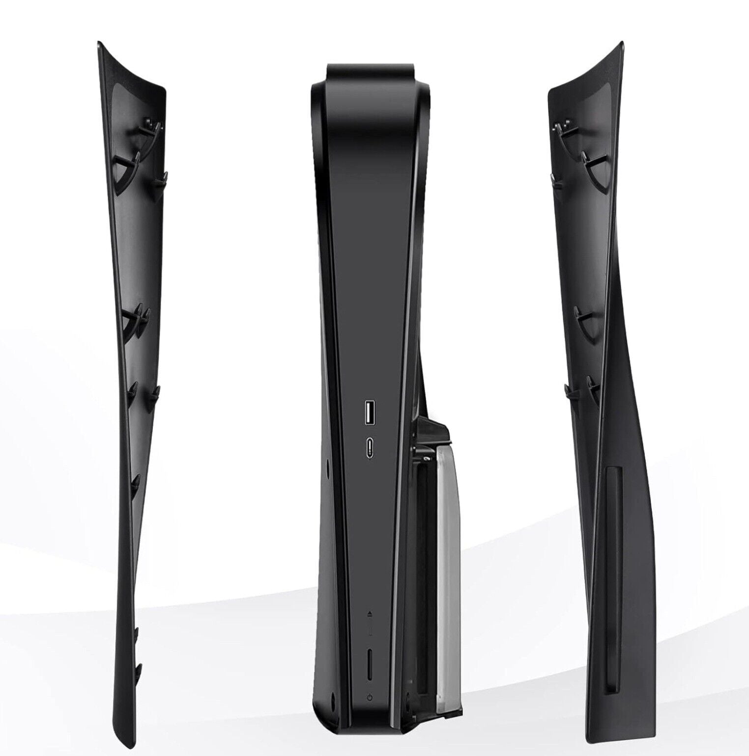 Black PS5 Faceplate Cover Plate Shell - Disc Version for PlayStation 5