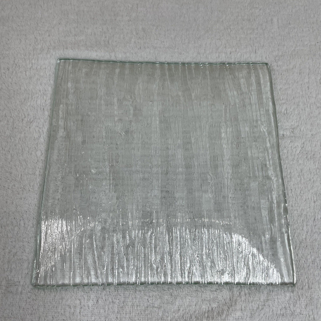 Decorative Glass Square Candle Holder / Trinket Tray / Jewelry / Display Tray