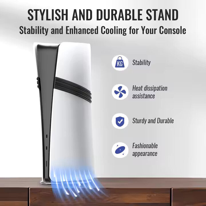 PlayStation 5 Vertical Stand w/ Screw for PS5/PS5 Slim/PS5 Pro Console - Blue