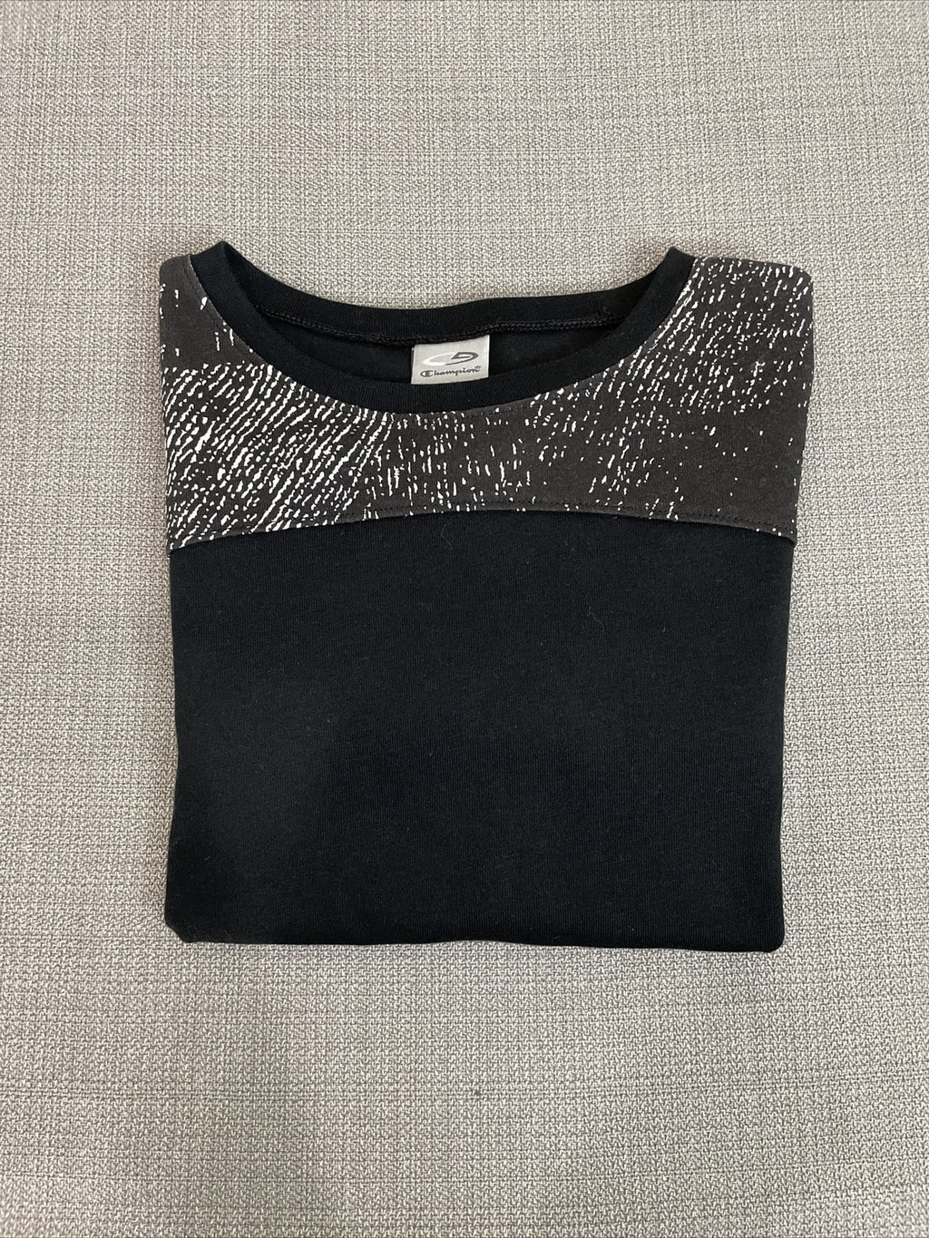 C9 Champion Womens XS Black & White Long Sleeve Asymmetrical Athletic Top