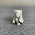 Lenox Decorative Mini Baby Ivory and Gold Sitting Elephant Figurine