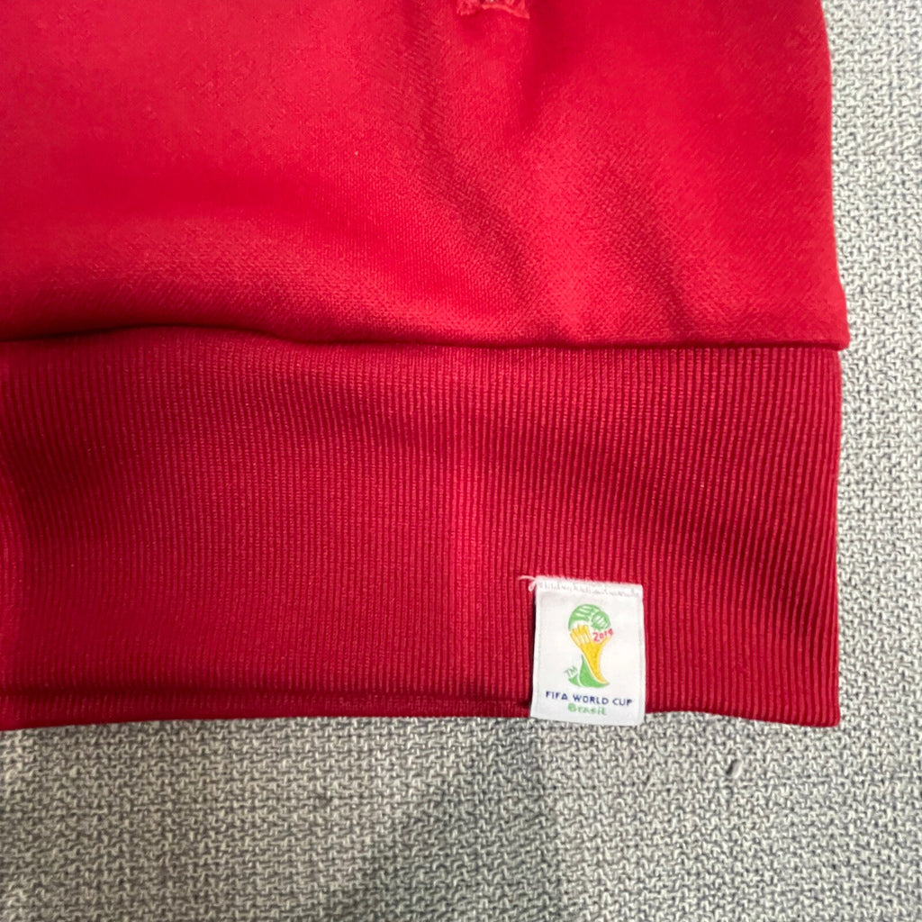 Adidas FIFA World Cup Brazil (Brasil) Mens Womens Adult Med Red Athletic Jacket