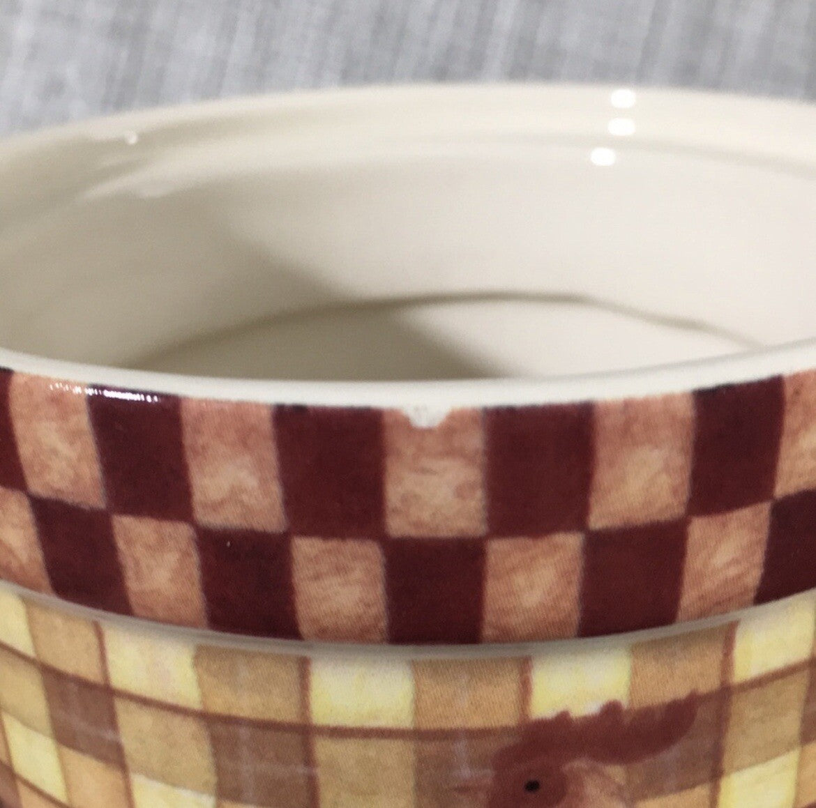 Ouya Decorative Rooster Jars / Containers with Lids - Set of 2