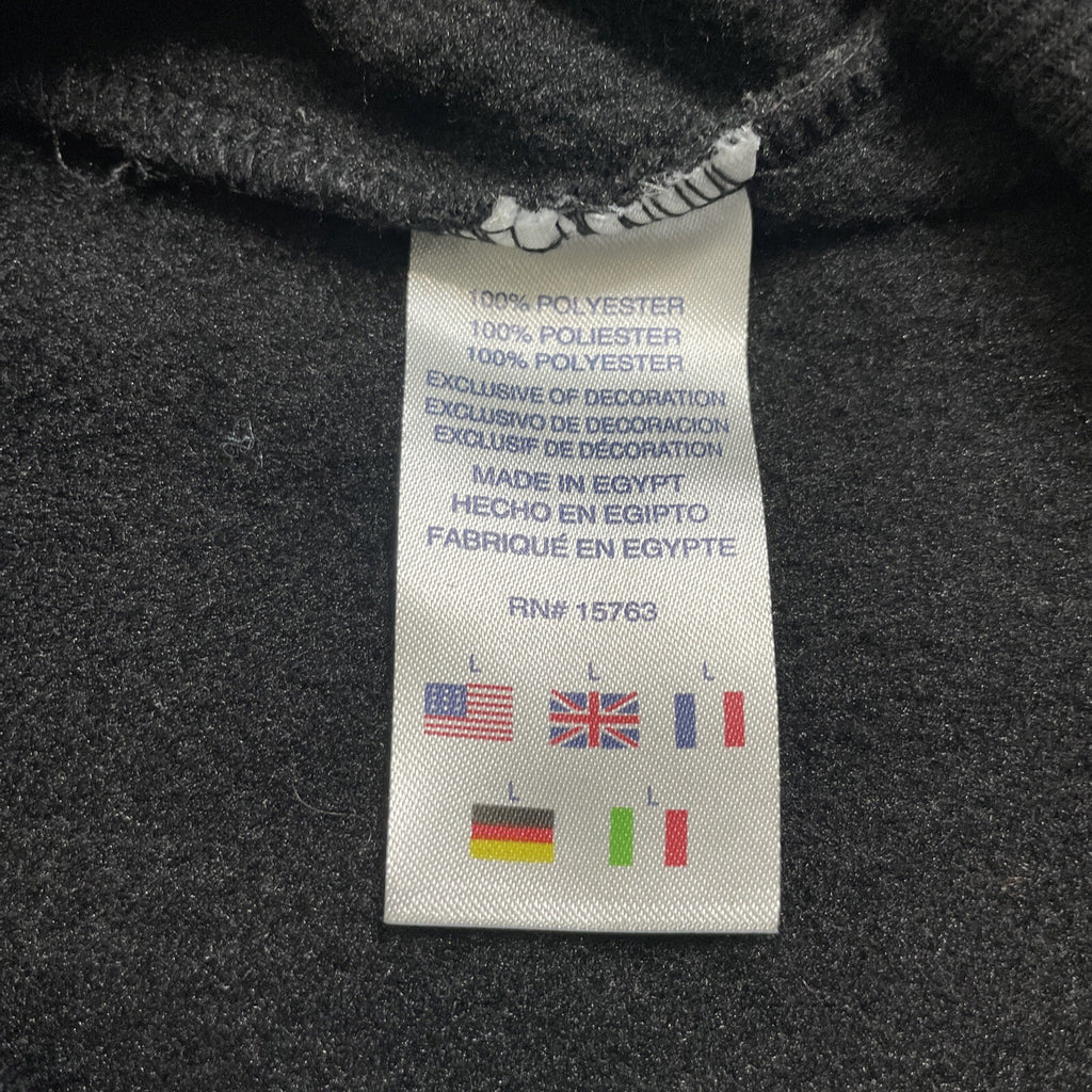 Champion Adult (Men’s/Women’s) Size L Black Sweatshirt w/Embroidered Lettering
