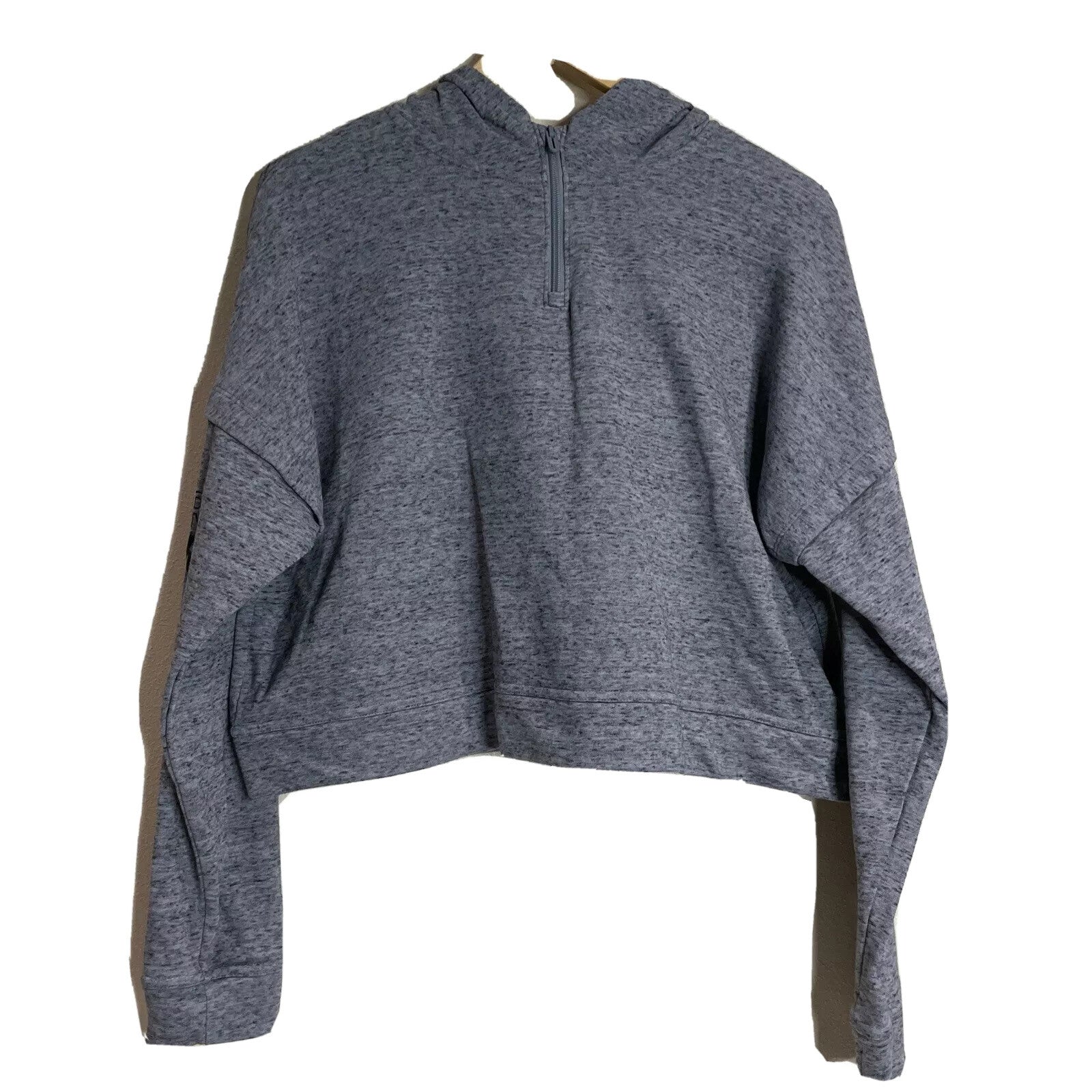 Under Armour Rival Terry Training Women’s Gray Crop Hoodie Size S0