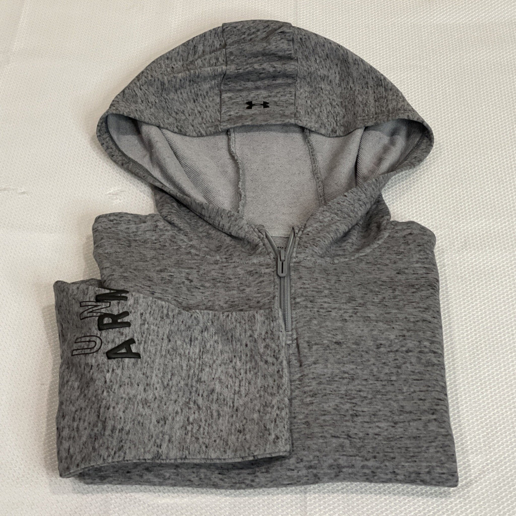Under Armour Rival Terry Training Women’s Gray Crop Hoodie Size S1