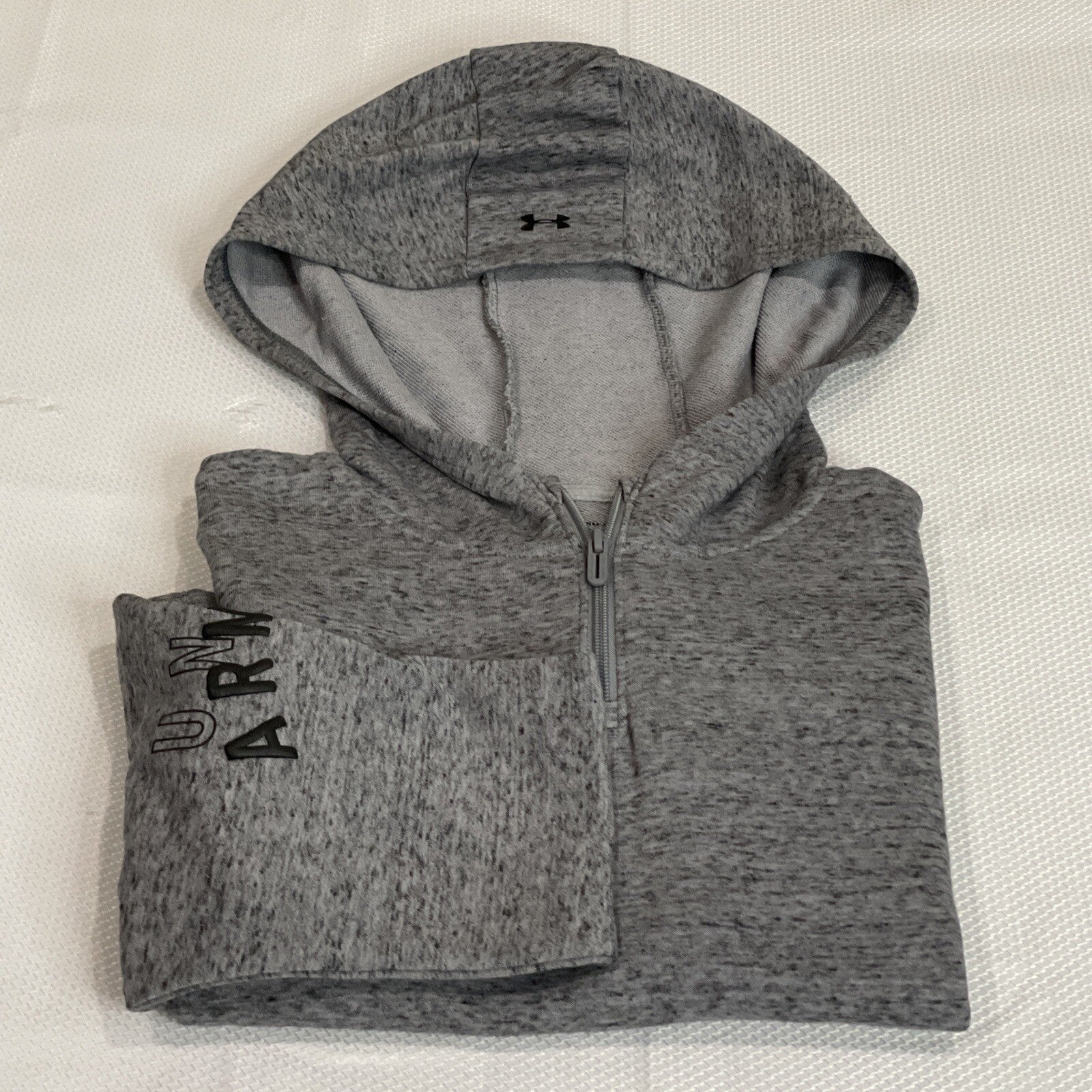 Under Armour Rival Terry Training Women’s Gray Crop Hoodie Size S1