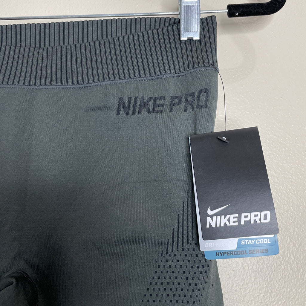 NIKE PRO Dri-Fit Hypercool Women’s Army Green Capri Legging Size Small4