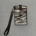 Dana Buchman Woman's Tiger Gold ID Card Case Holder Wristlet0