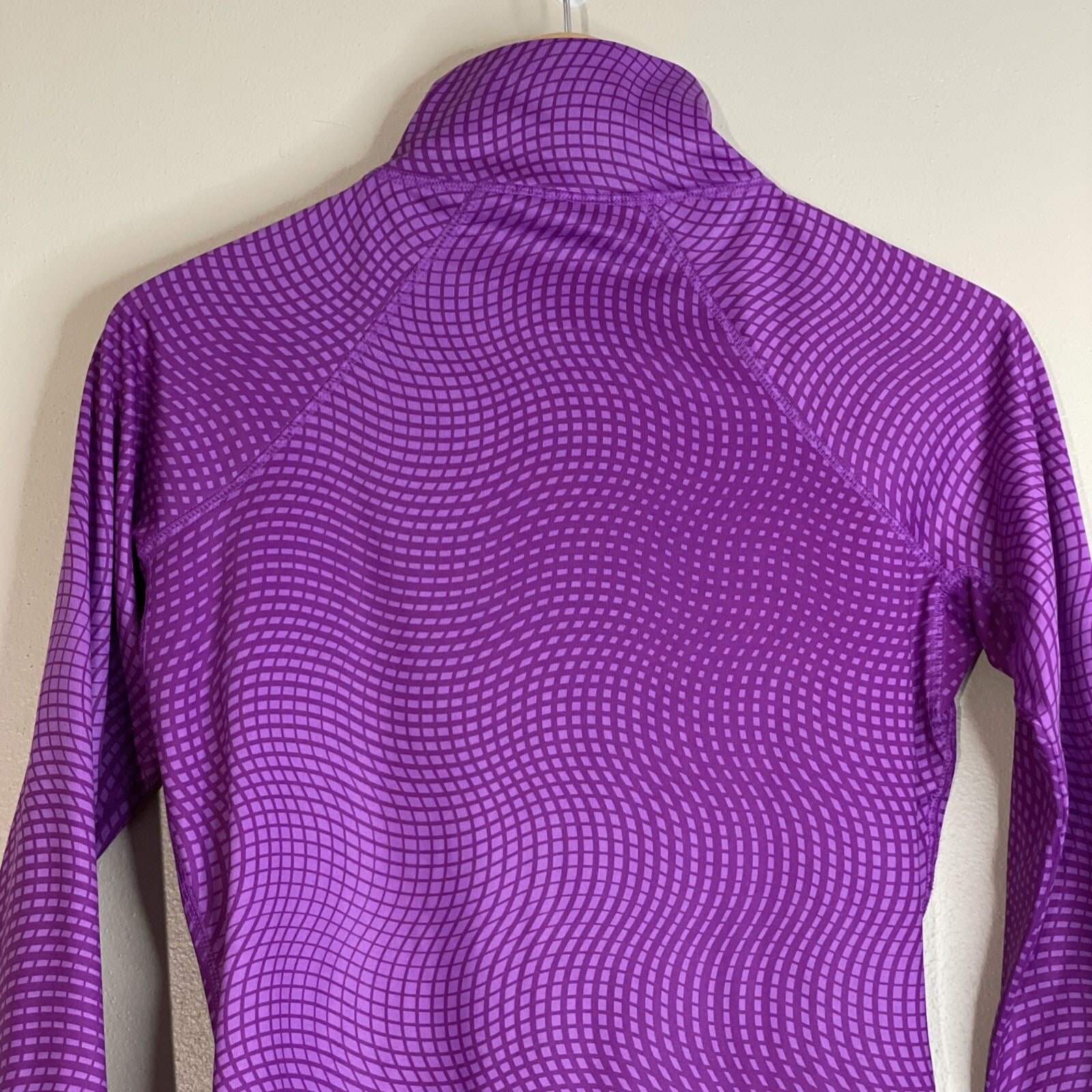 Umbro Women's Size S Purple Long Sleeve Half Zip Athletic Workout Top Pullover4