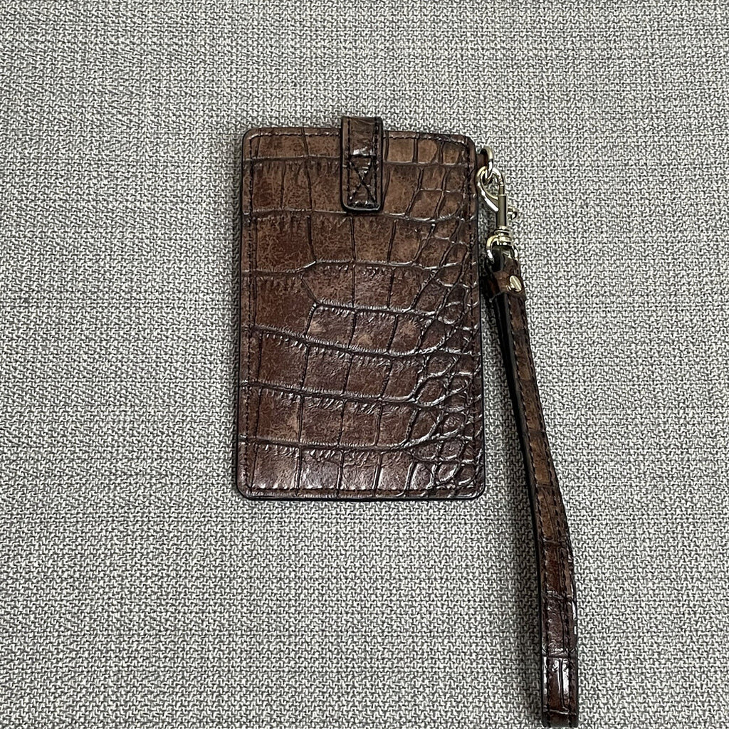 Dana Buchman Woman's Tiger Gold ID Card Case Holder Wristlet3