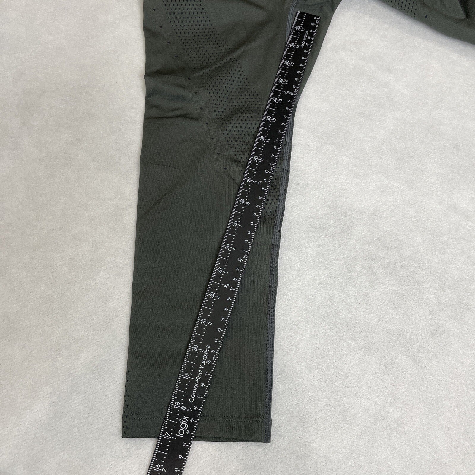 NIKE PRO Dri-Fit Hypercool Women’s Army Green Capri Legging Size Small10
