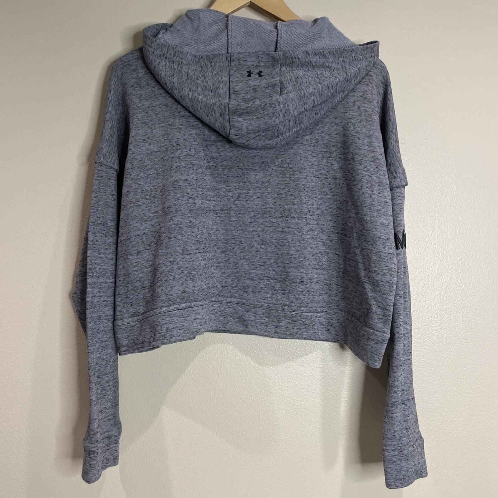 Under Armour Rival Terry Training Women’s Gray Crop Hoodie Size S4